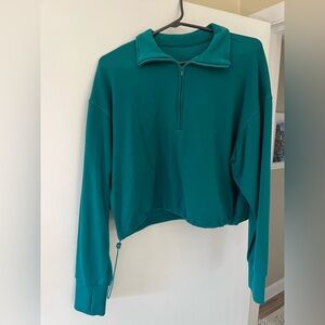 Cropped quarter zip NWOT